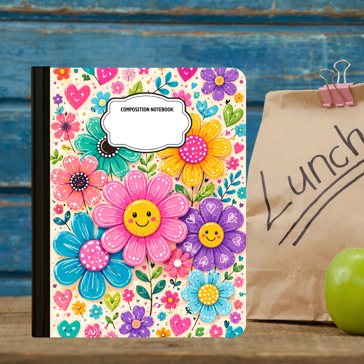 Composition Notebook - Happy Daisies