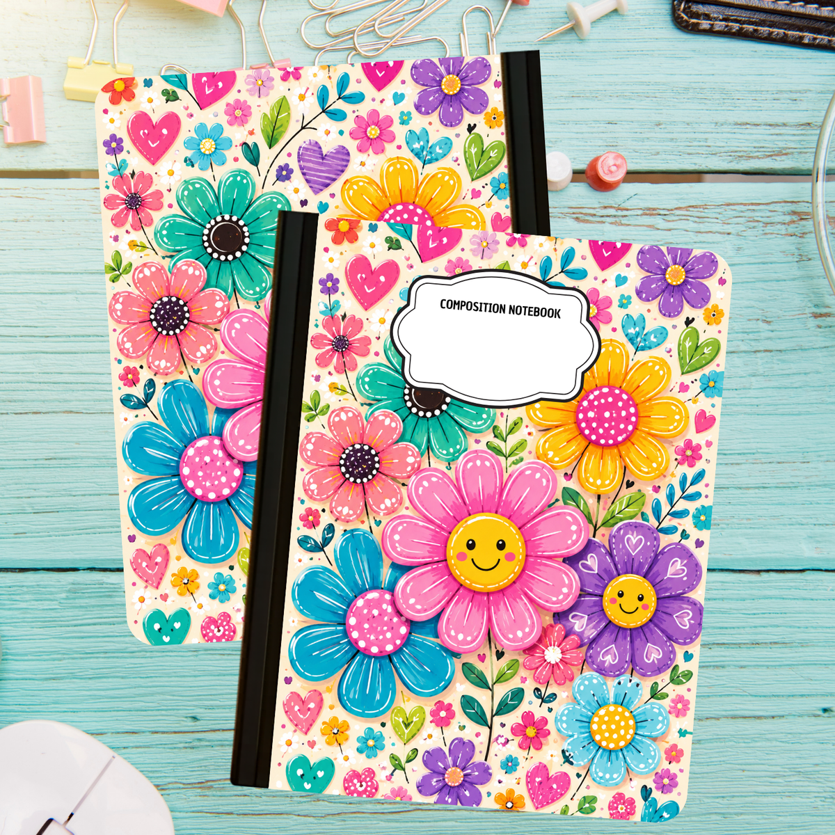 Composition Notebook - Happy Daisies