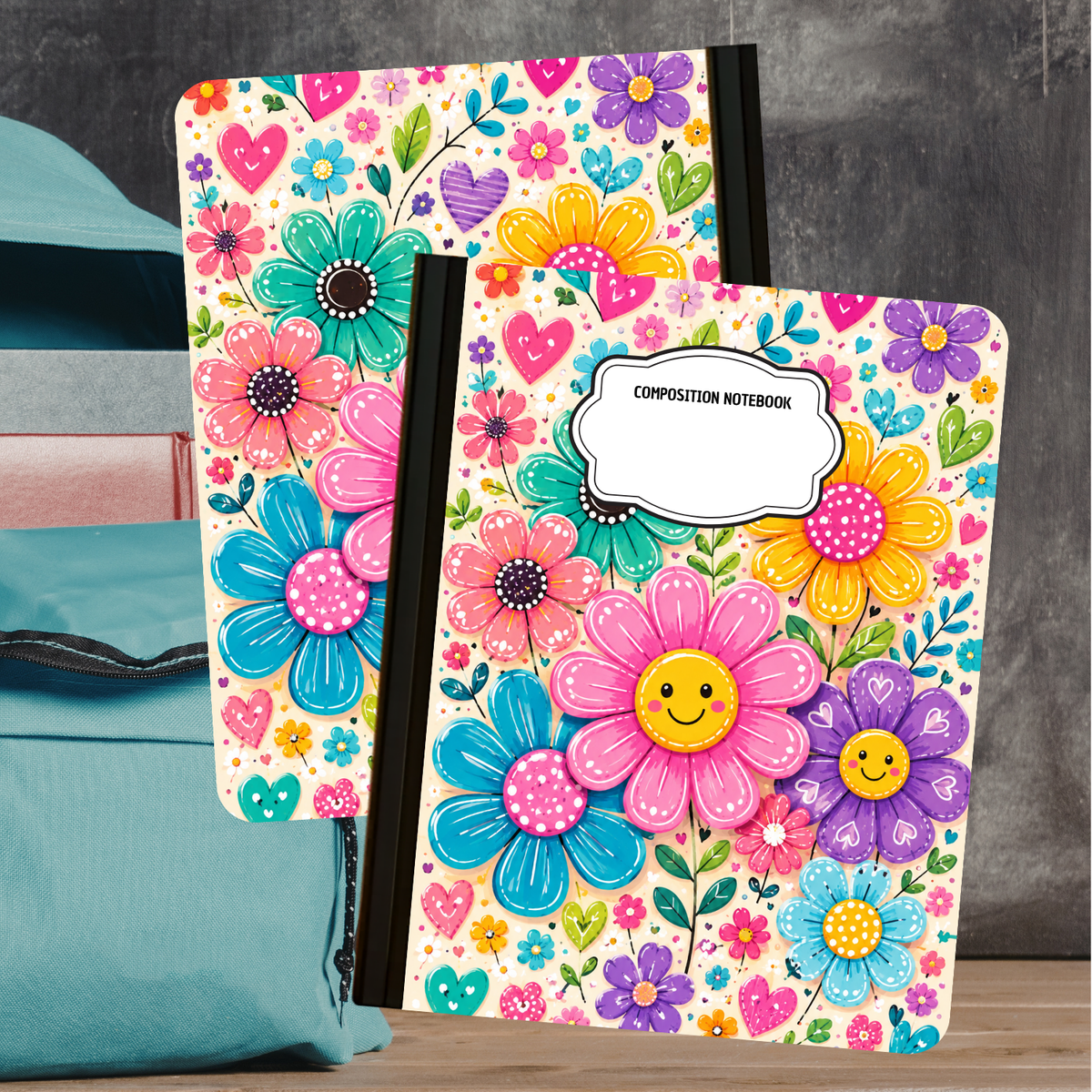 Composition Notebook - Happy Daisies