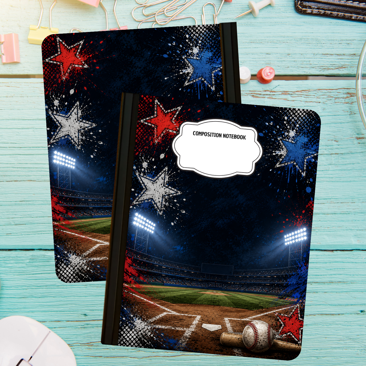 Composition Notebook - Home Run Night