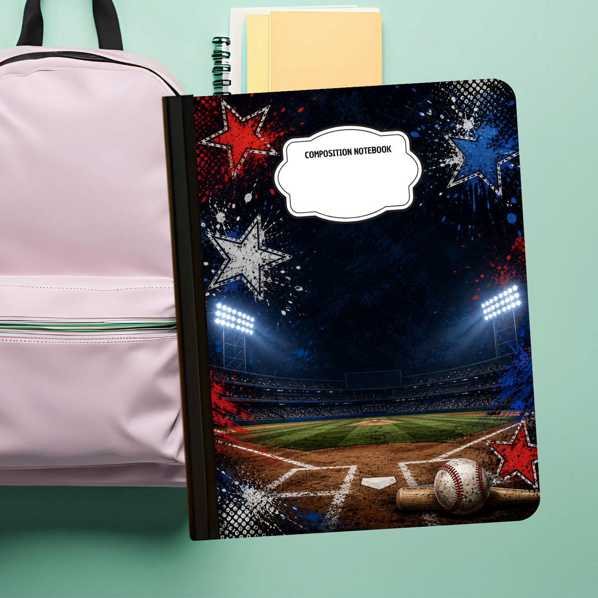 Composition Notebook - Home Run Night