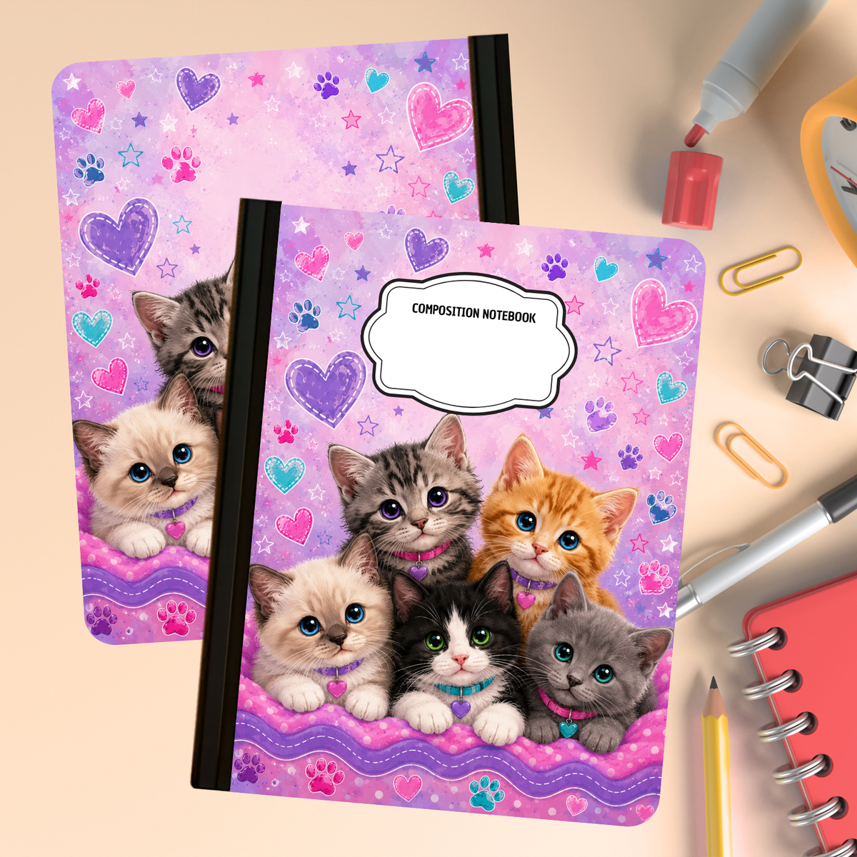 Composition Notebook - Kittens