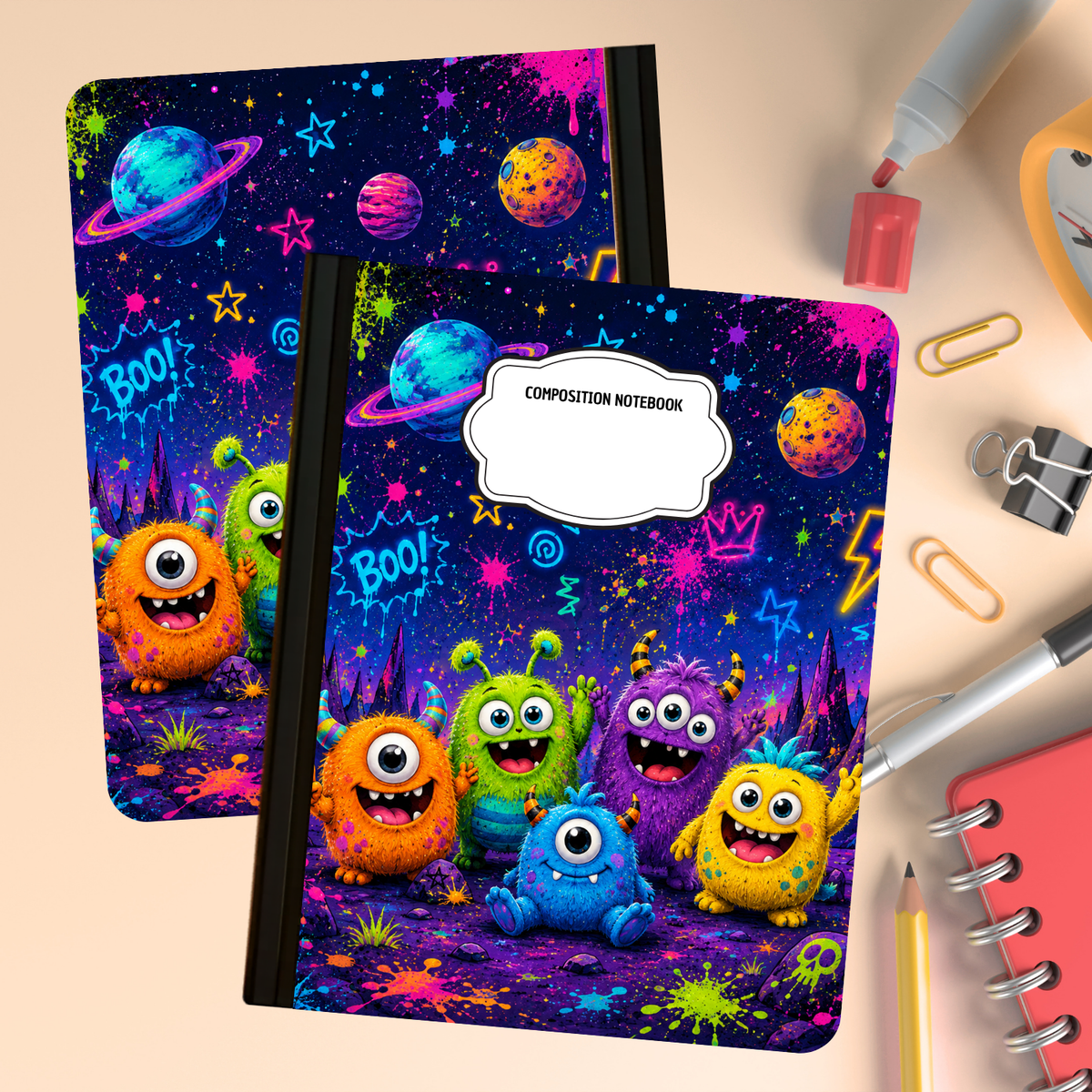 Composition Notebook - Little Monsters