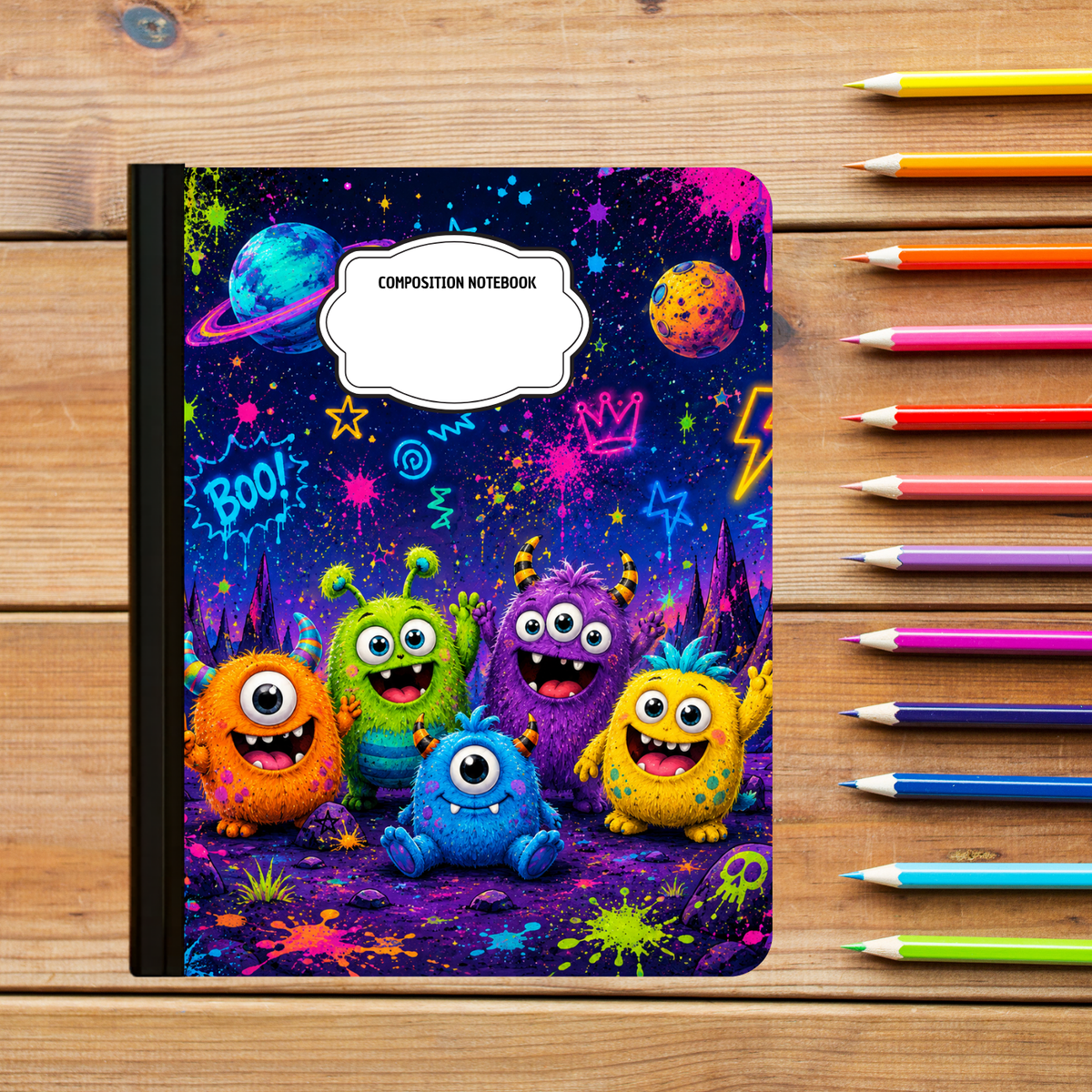Composition Notebook - Little Monsters
