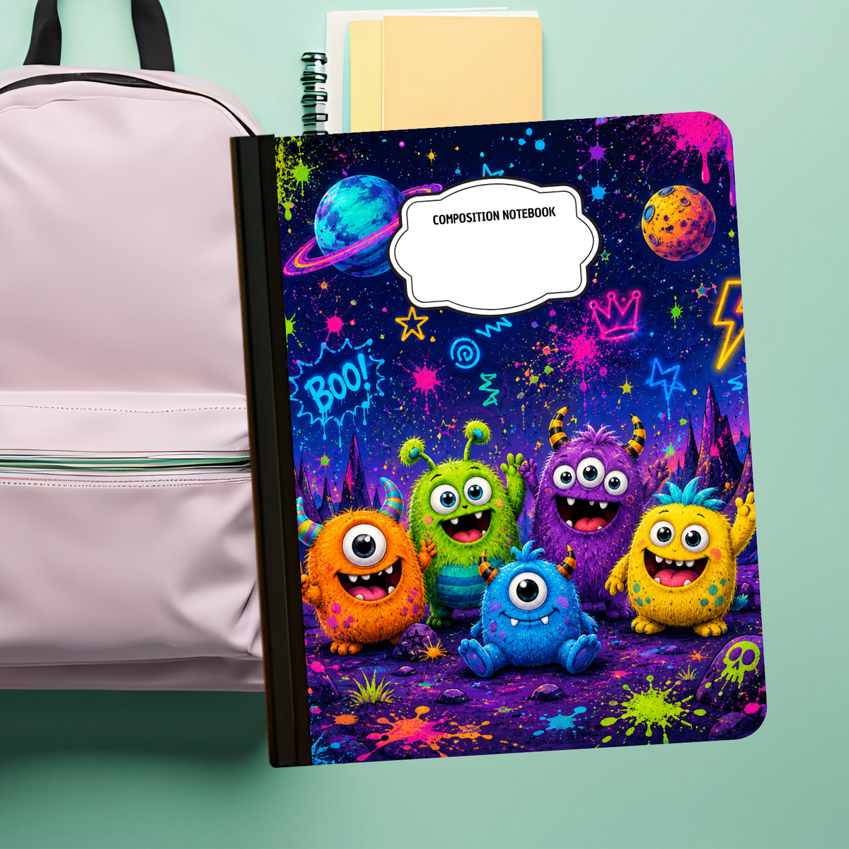 Composition Notebook - Little Monsters