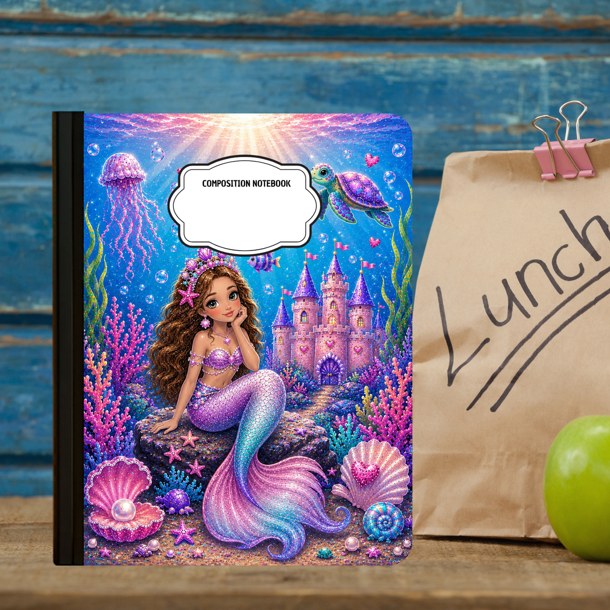 Composition Notebook - Mermaid