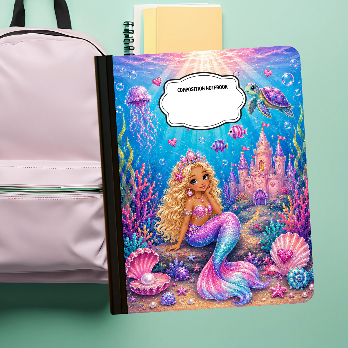 Composition Notebook - Mermaid