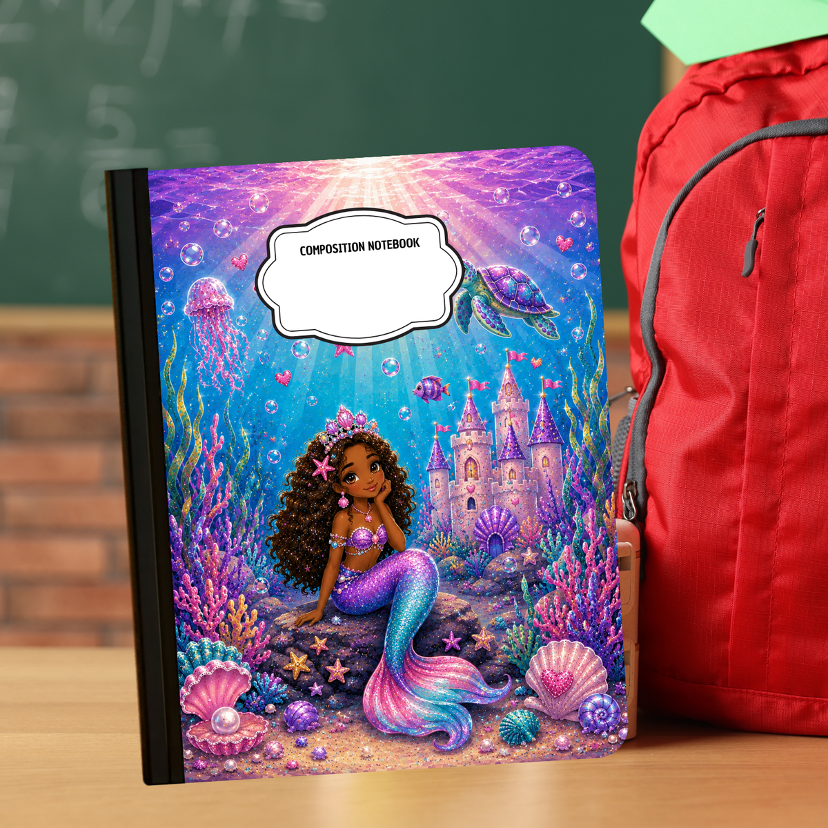 Composition Notebook - Mermaid