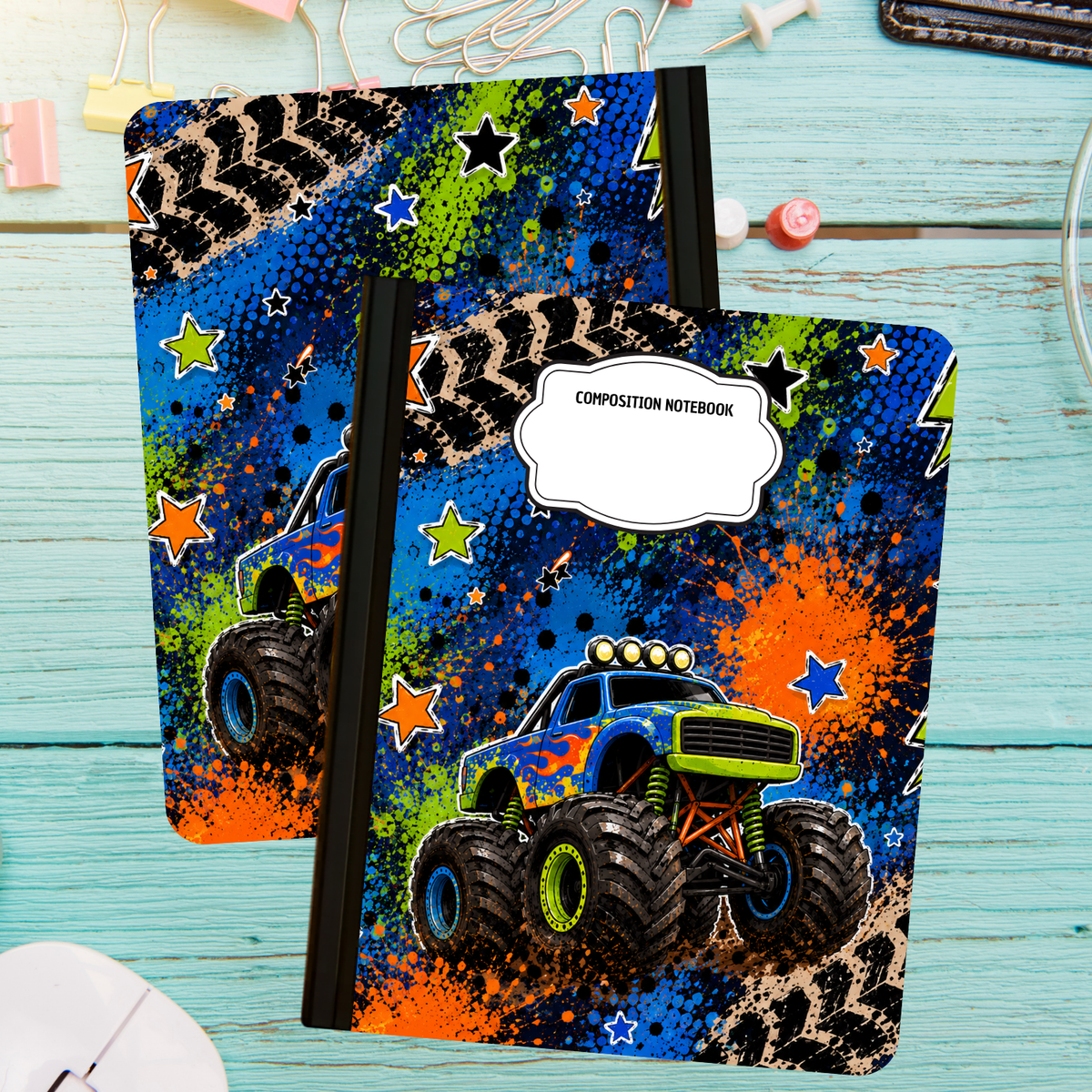 Composition Notebook - Monster Truck
