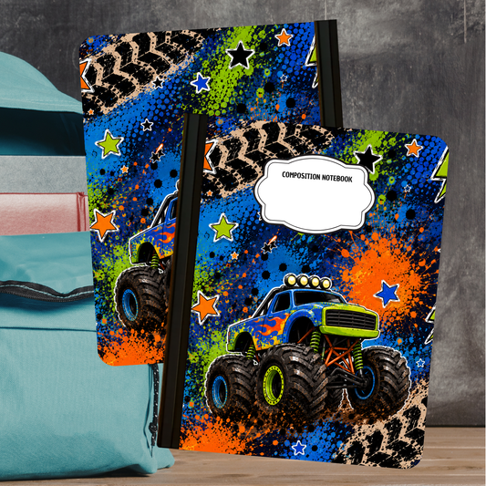 Composition Notebook - Monster Truck