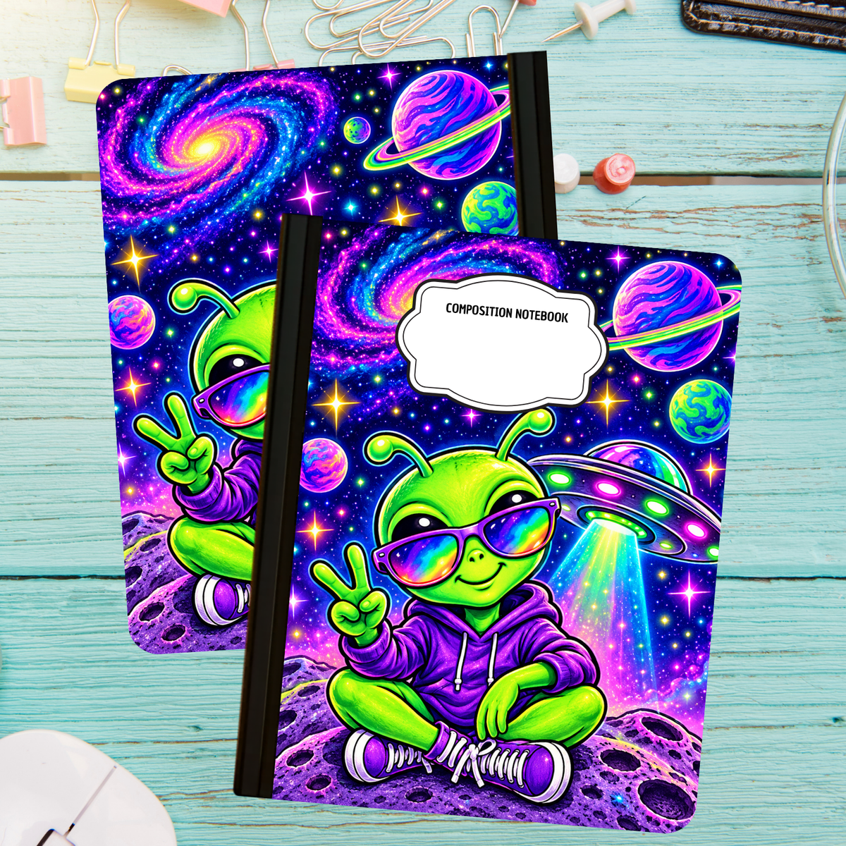Composition Notebook - Peace Out