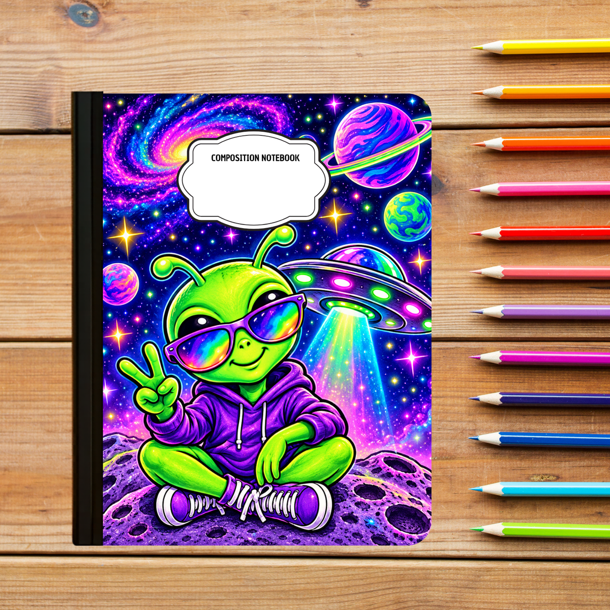 Composition Notebook - Peace Out