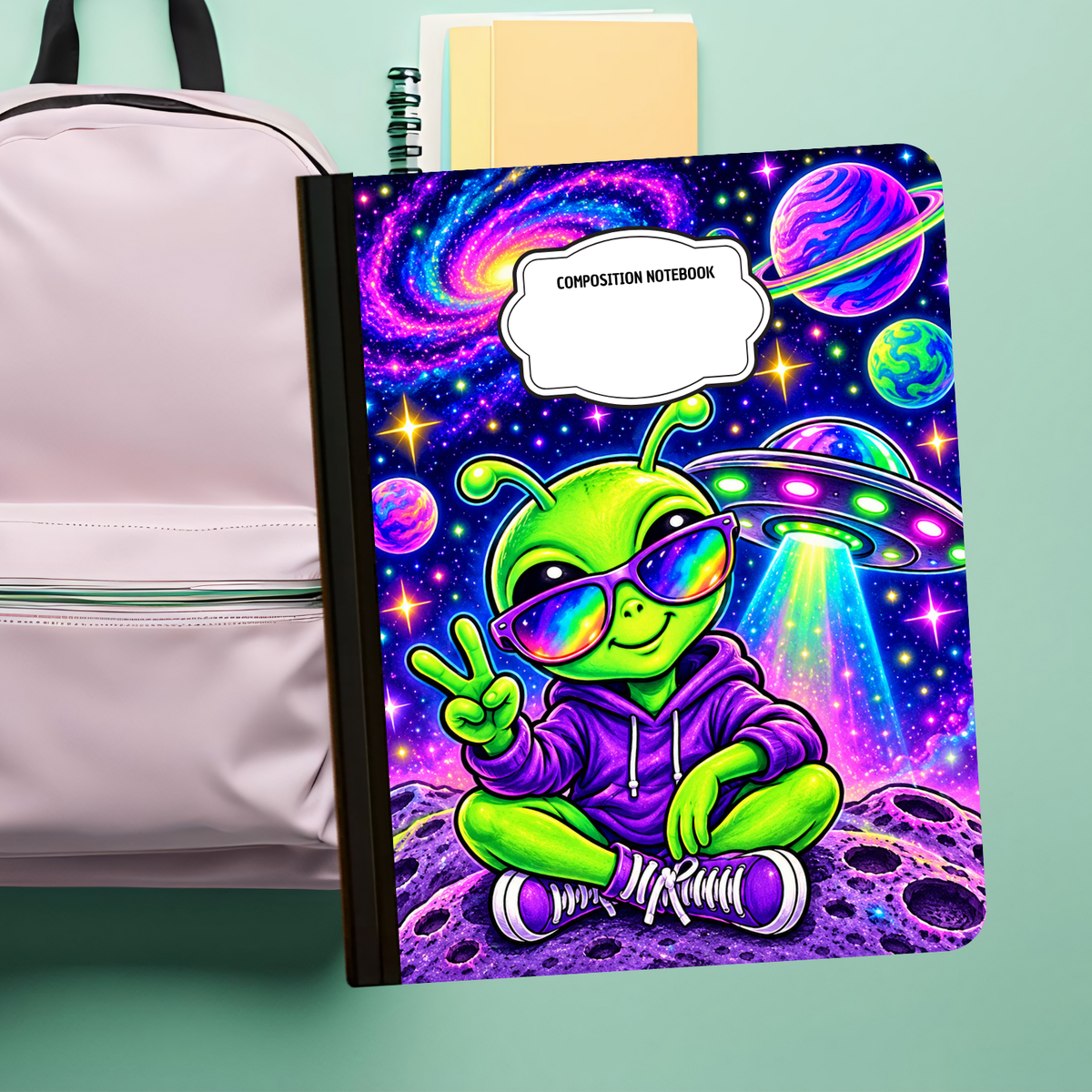 Composition Notebook - Peace Out