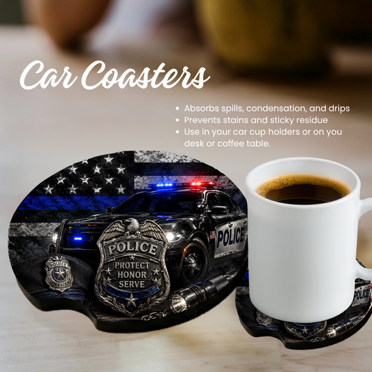 Car Coaster - Police