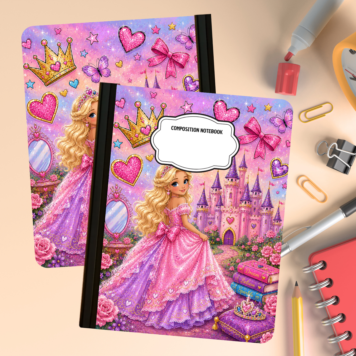 Composition Notebook - Princess