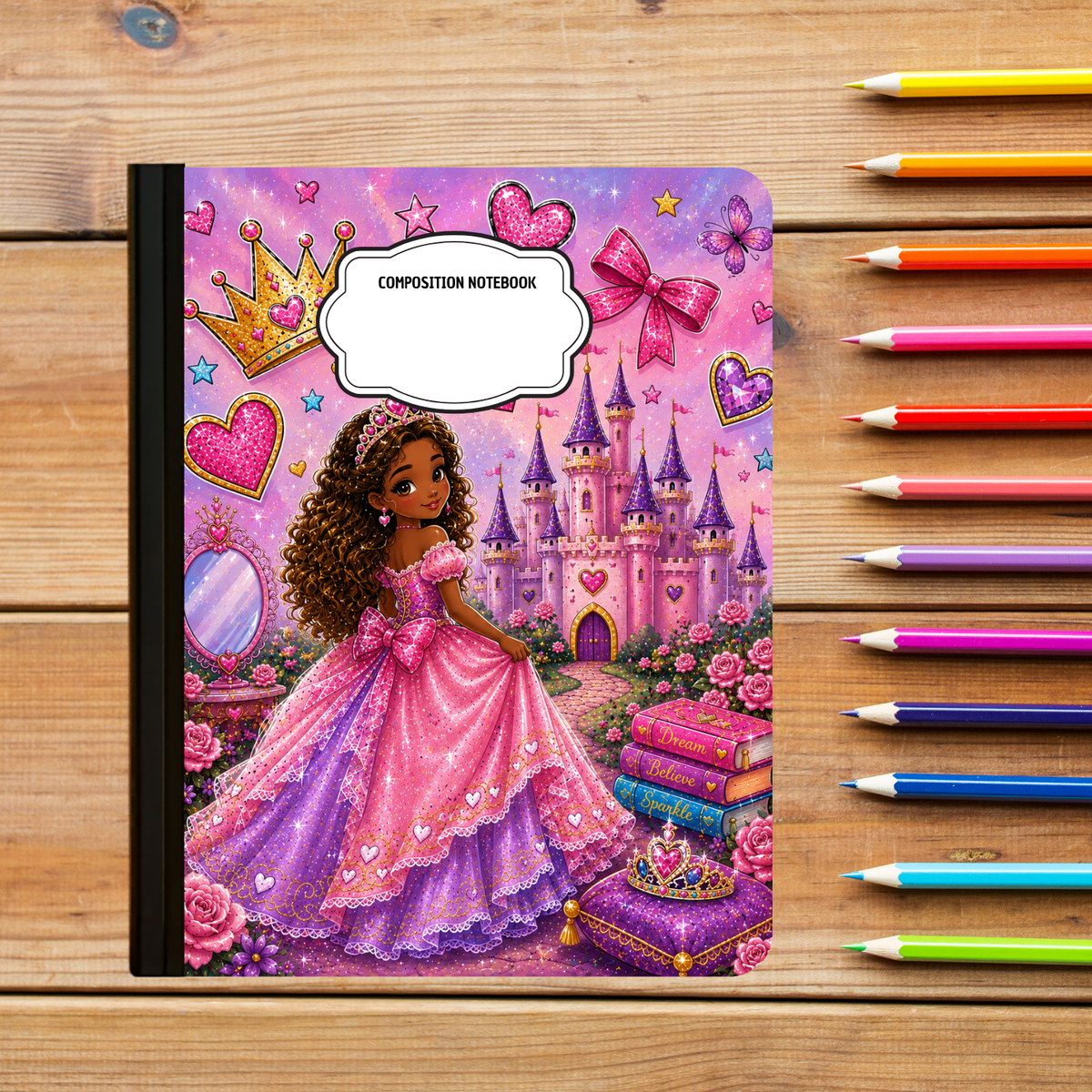 Composition Notebook - Princess