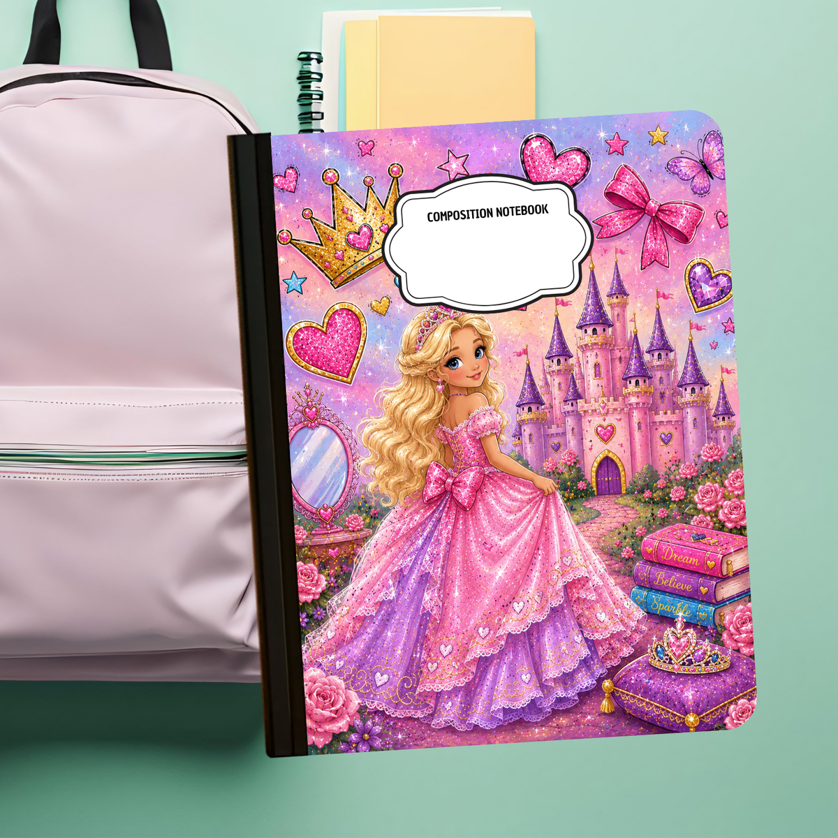 Composition Notebook - Princess