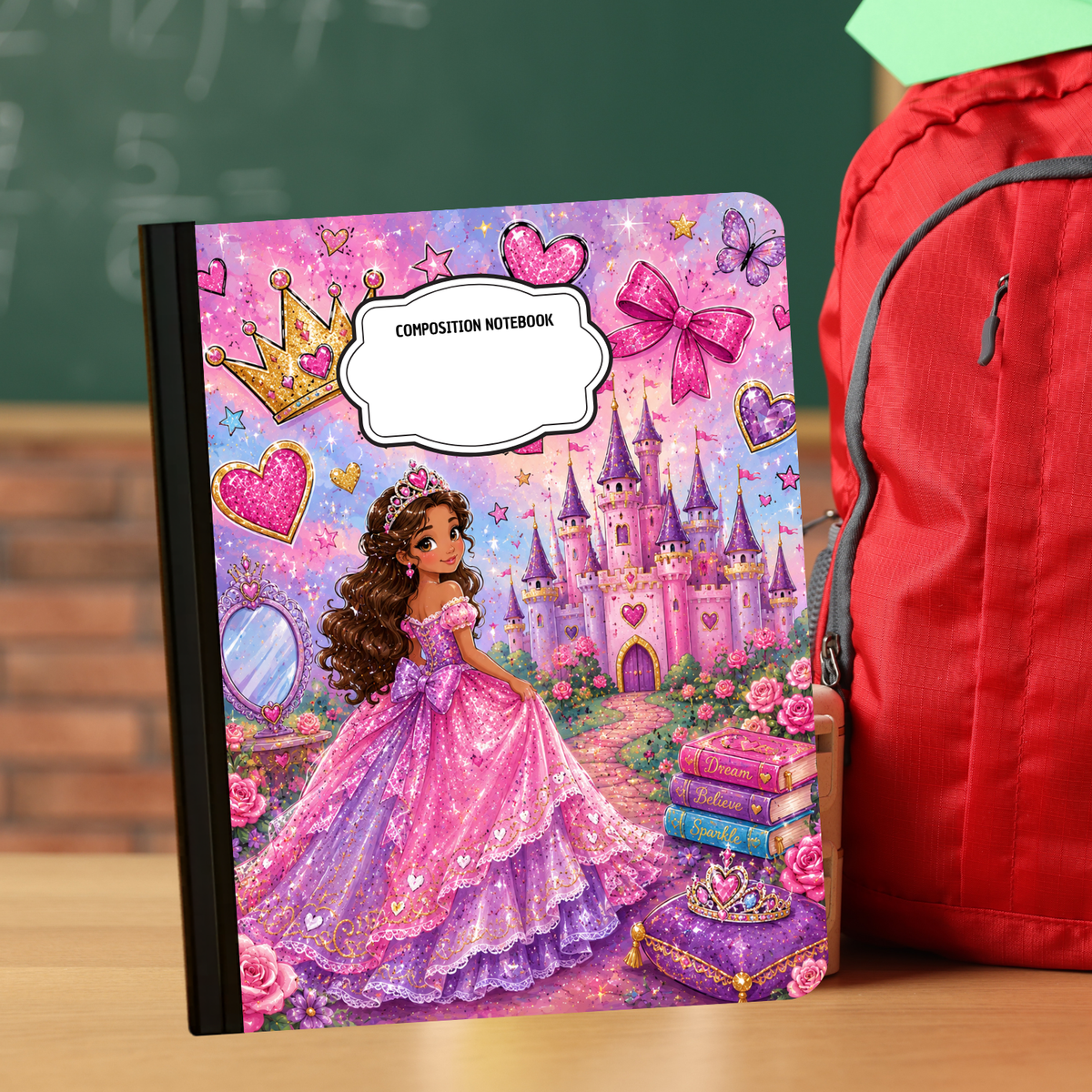 Composition Notebook - Princess
