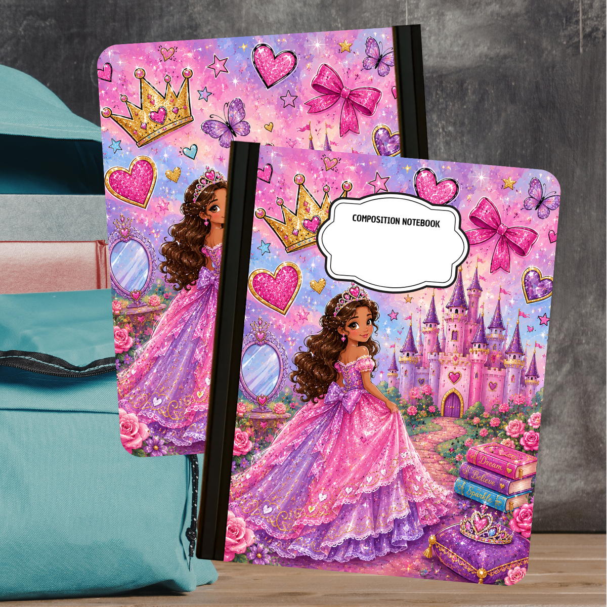 Composition Notebook - Princess