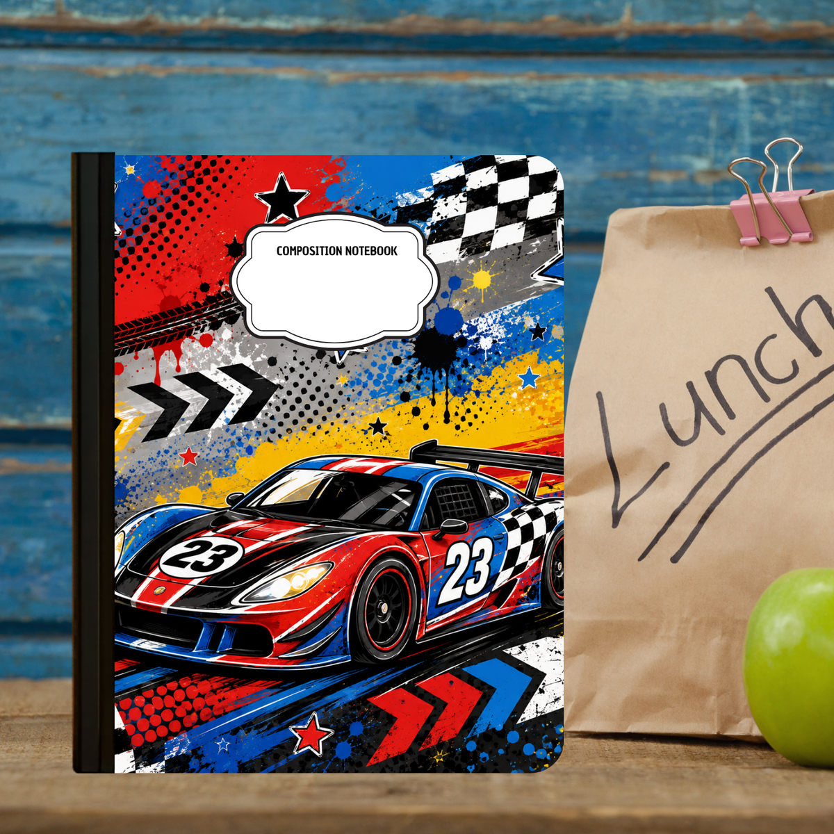Composition Notebook - Race Car