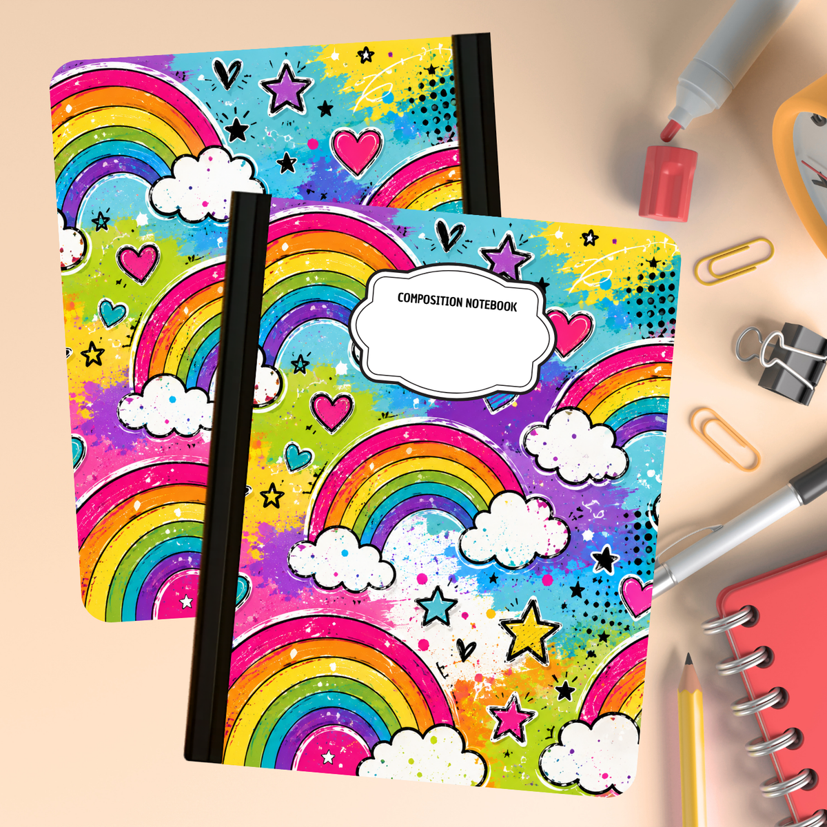 Composition Notebook - Rainbow