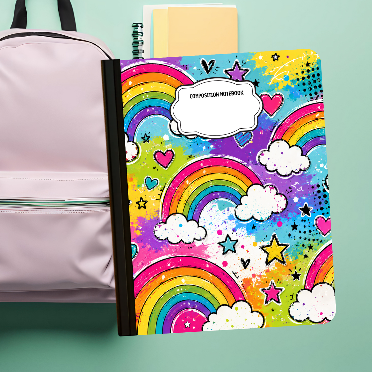 Composition Notebook - Rainbow