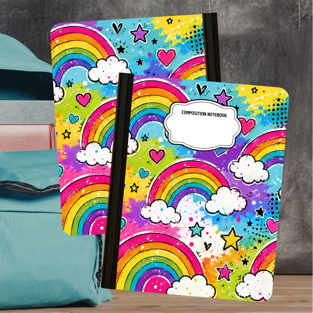 Composition Notebook - Rainbow