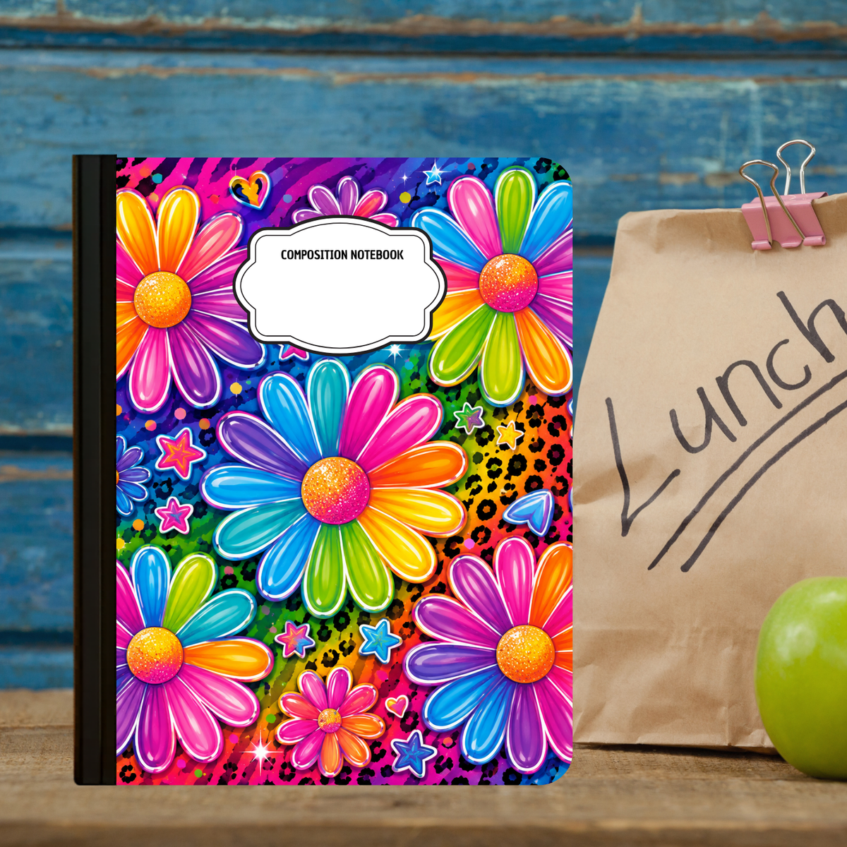 Composition Notebook - Rainbow Petals
