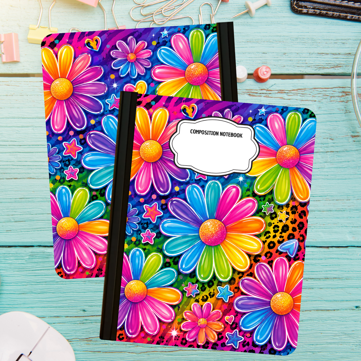 Composition Notebook - Rainbow Petals