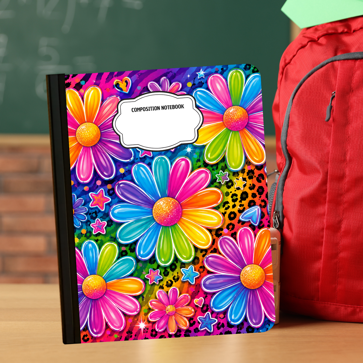 Composition Notebook - Rainbow Petals