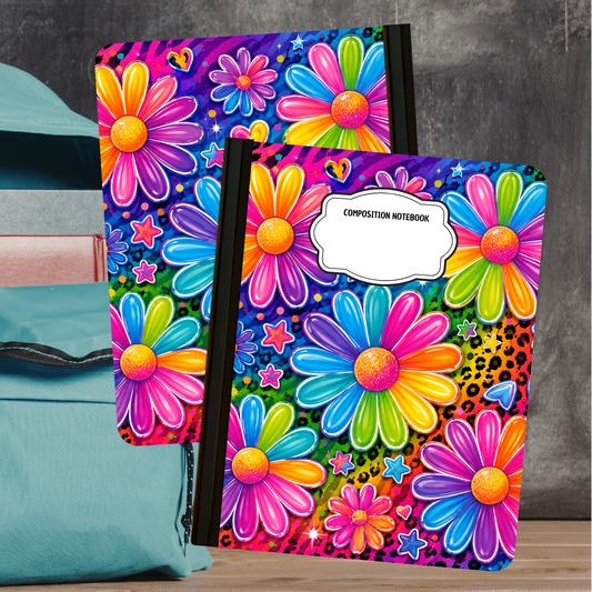 Composition Notebook - Rainbow Petals