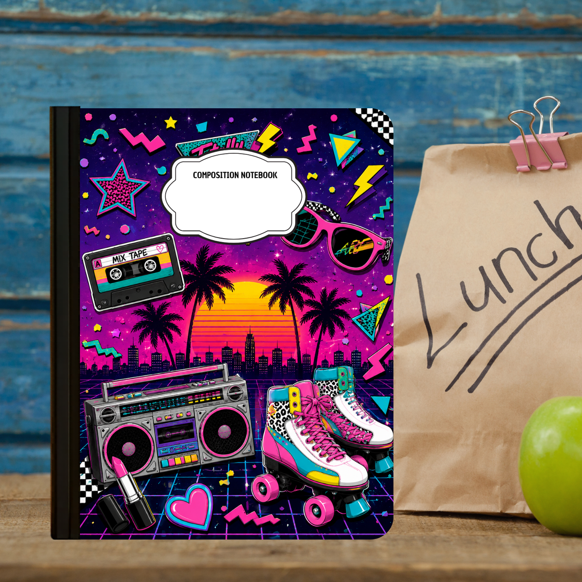 Composition Notebook - Retro Vibes
