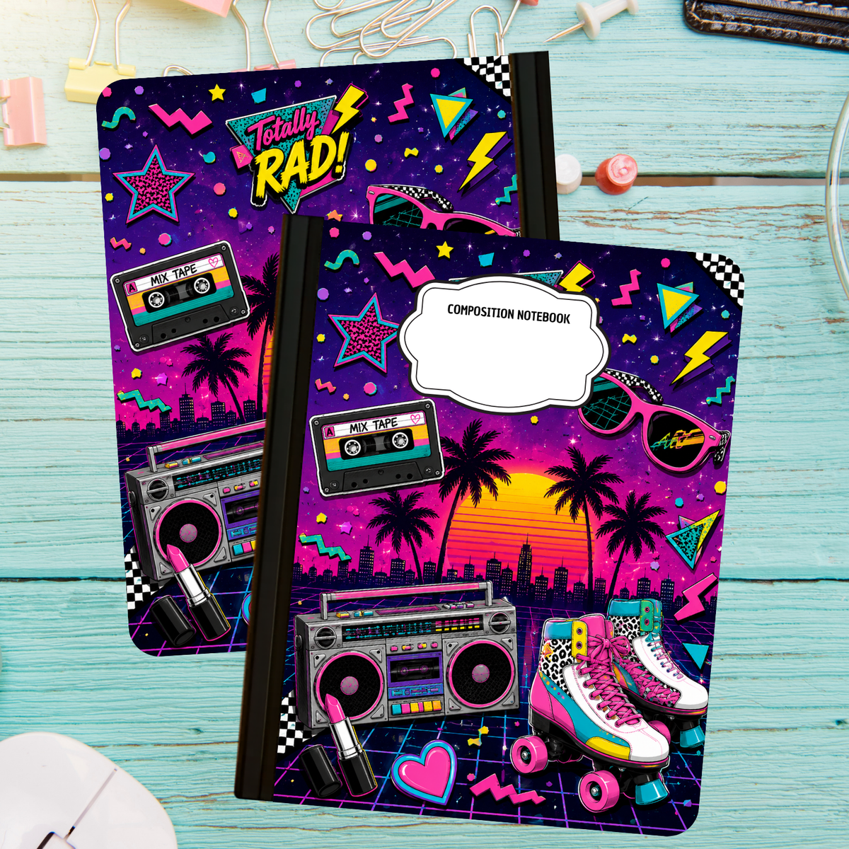 Composition Notebook - Retro Vibes