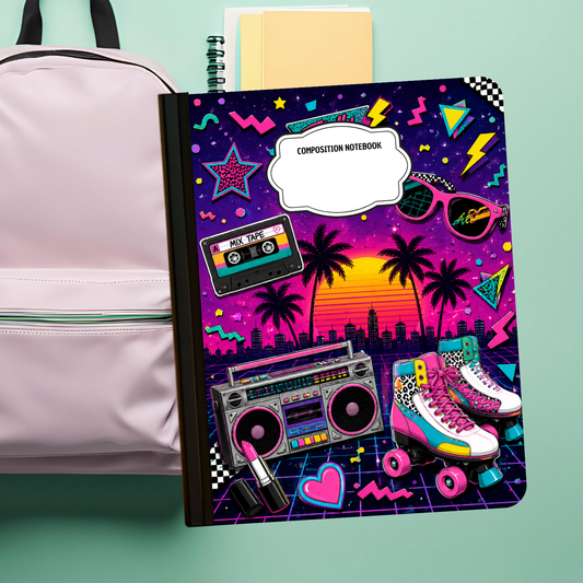 Composition Notebook - Retro Vibes