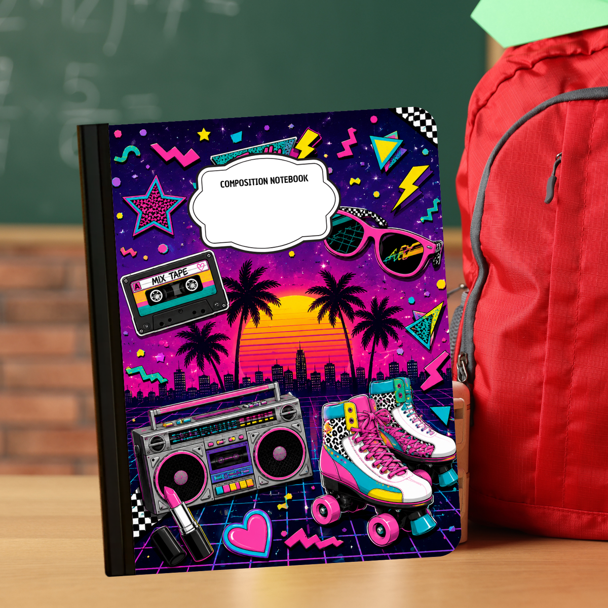 Composition Notebook - Retro Vibes