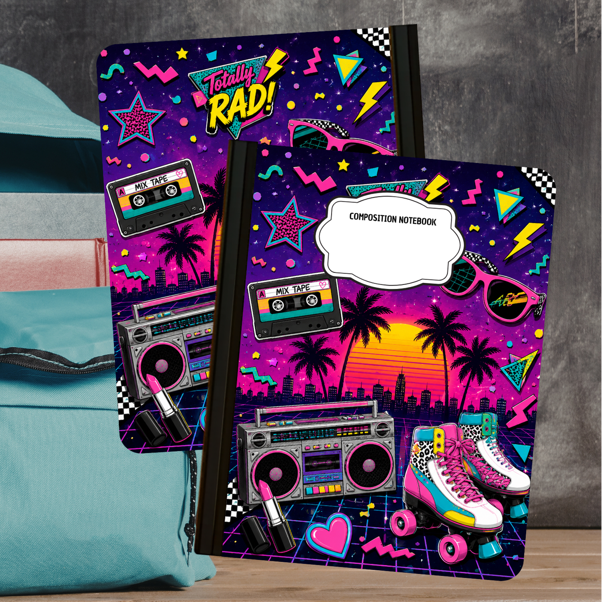 Composition Notebook - Retro Vibes