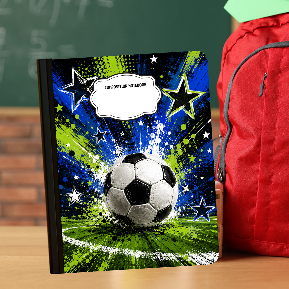 Composition Notebook - Soccer Field