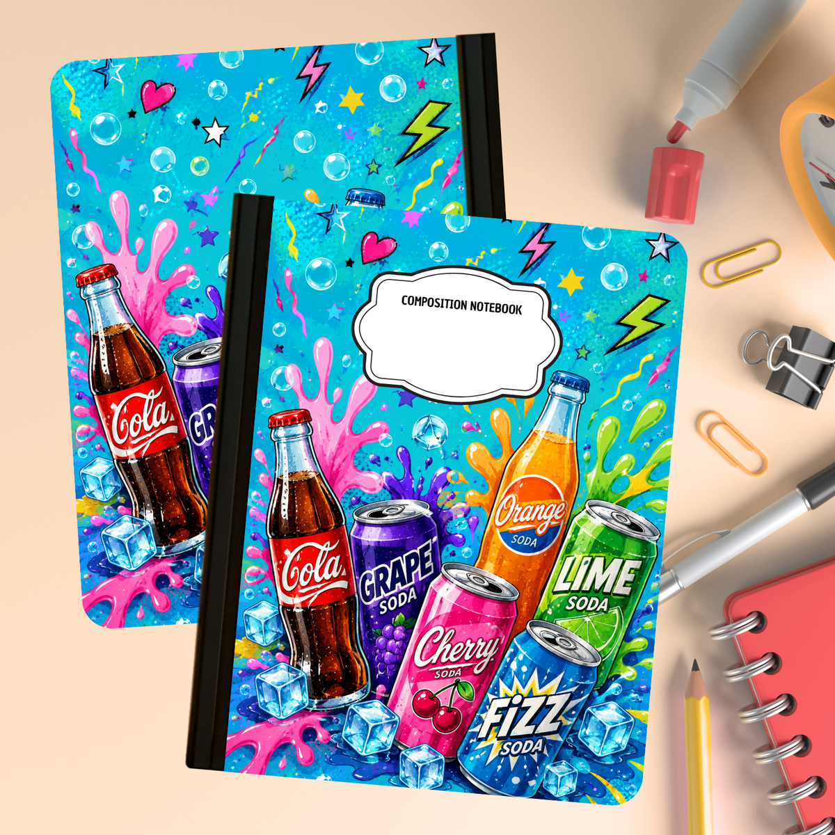 Composition Notebook - Soda Pop