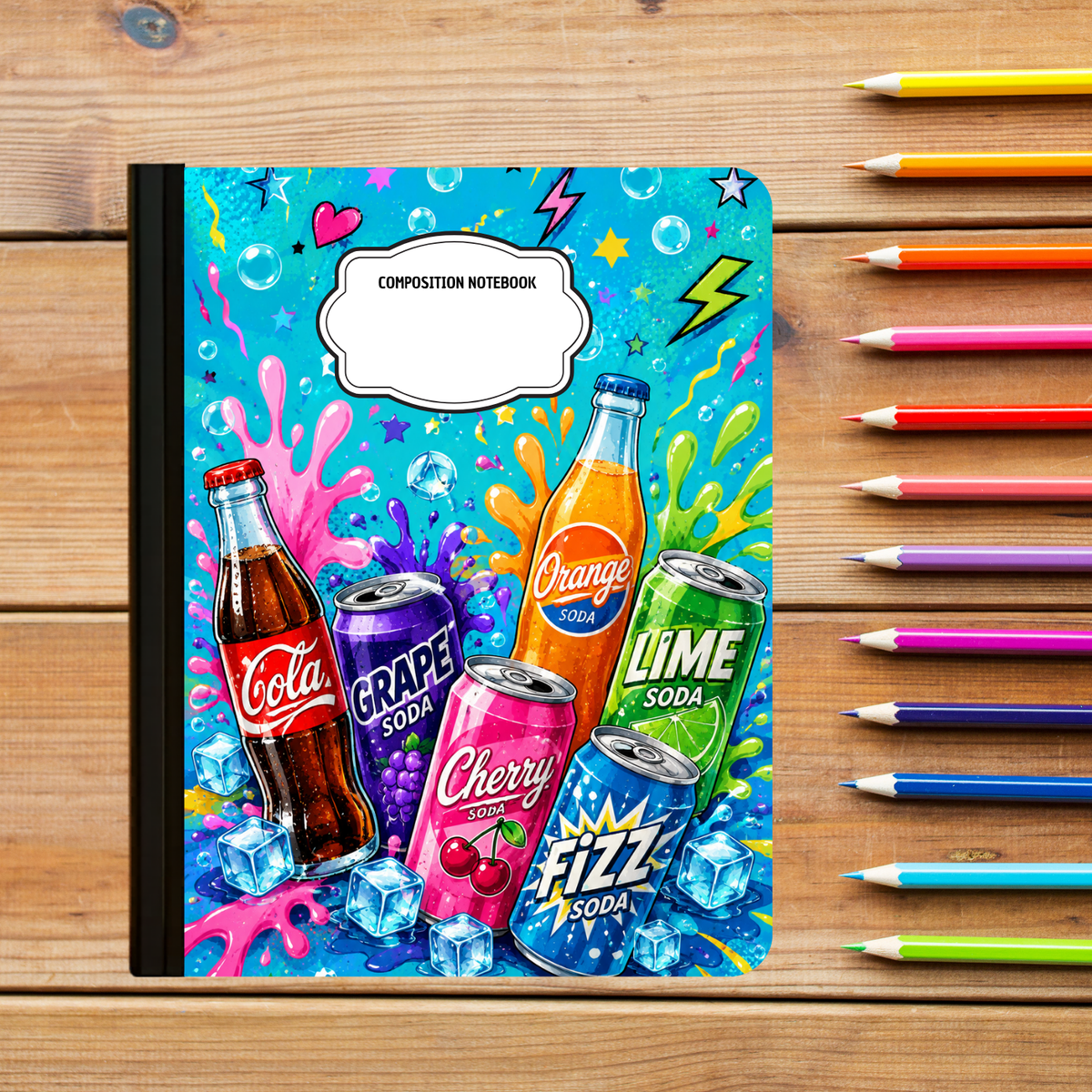 Composition Notebook - Soda Pop