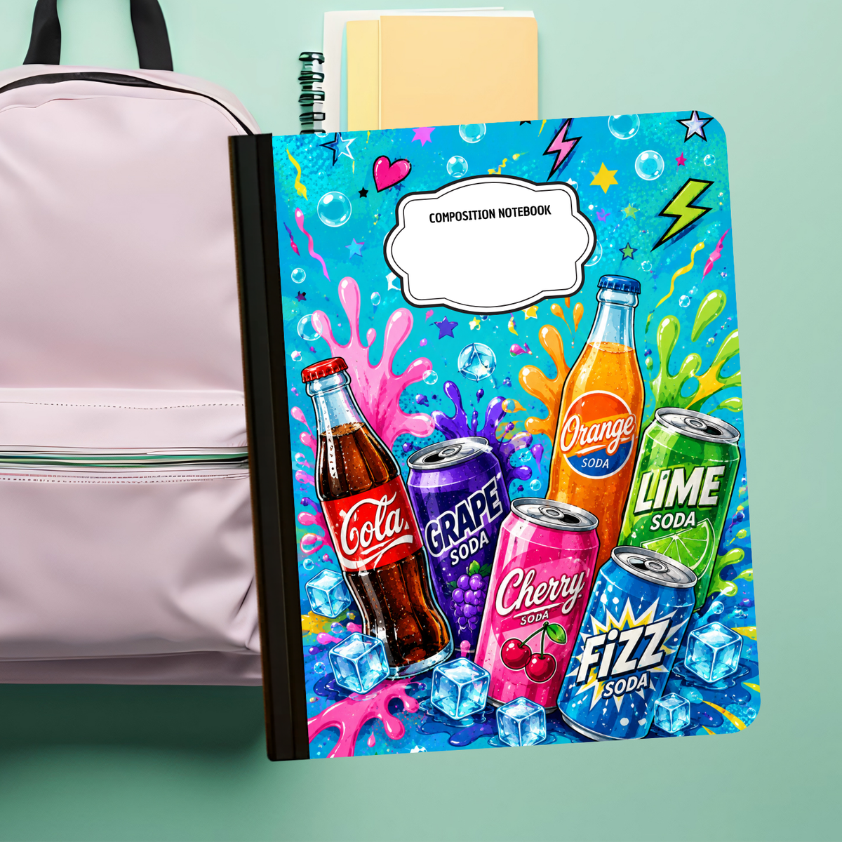Composition Notebook - Soda Pop