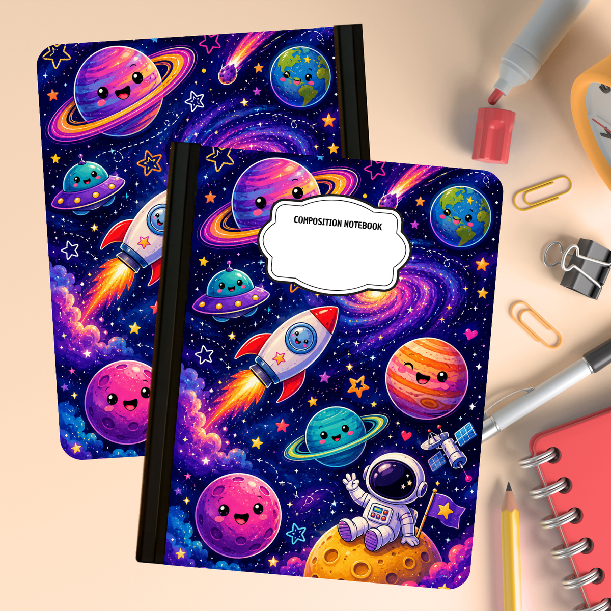 Composition Notebook - Space