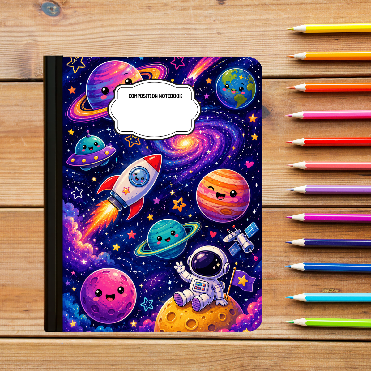 Composition Notebook - Space