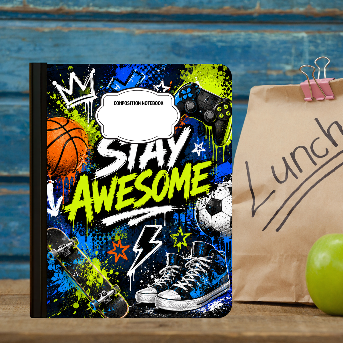 Composition Notebook - Stay Awesome