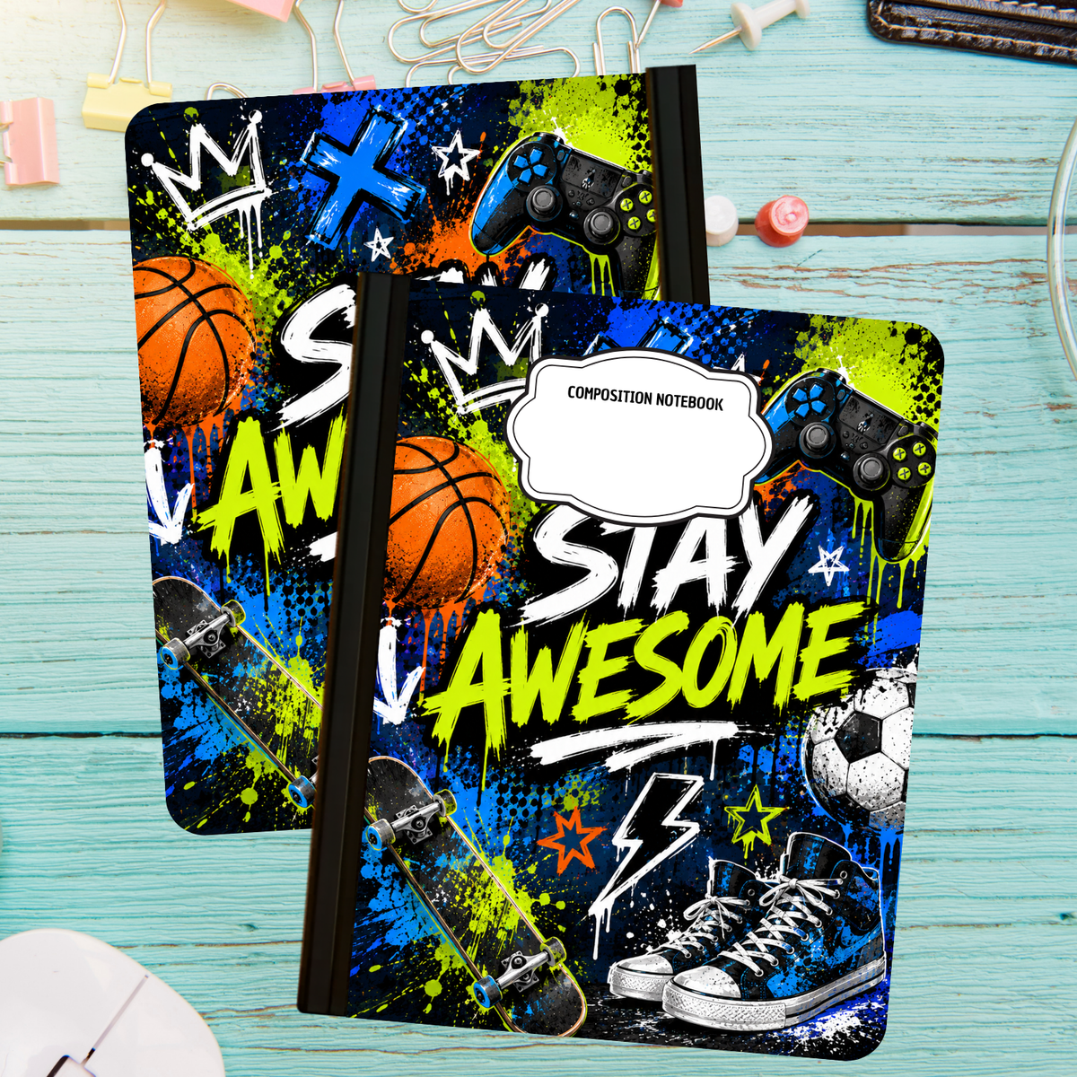 Composition Notebook - Stay Awesome