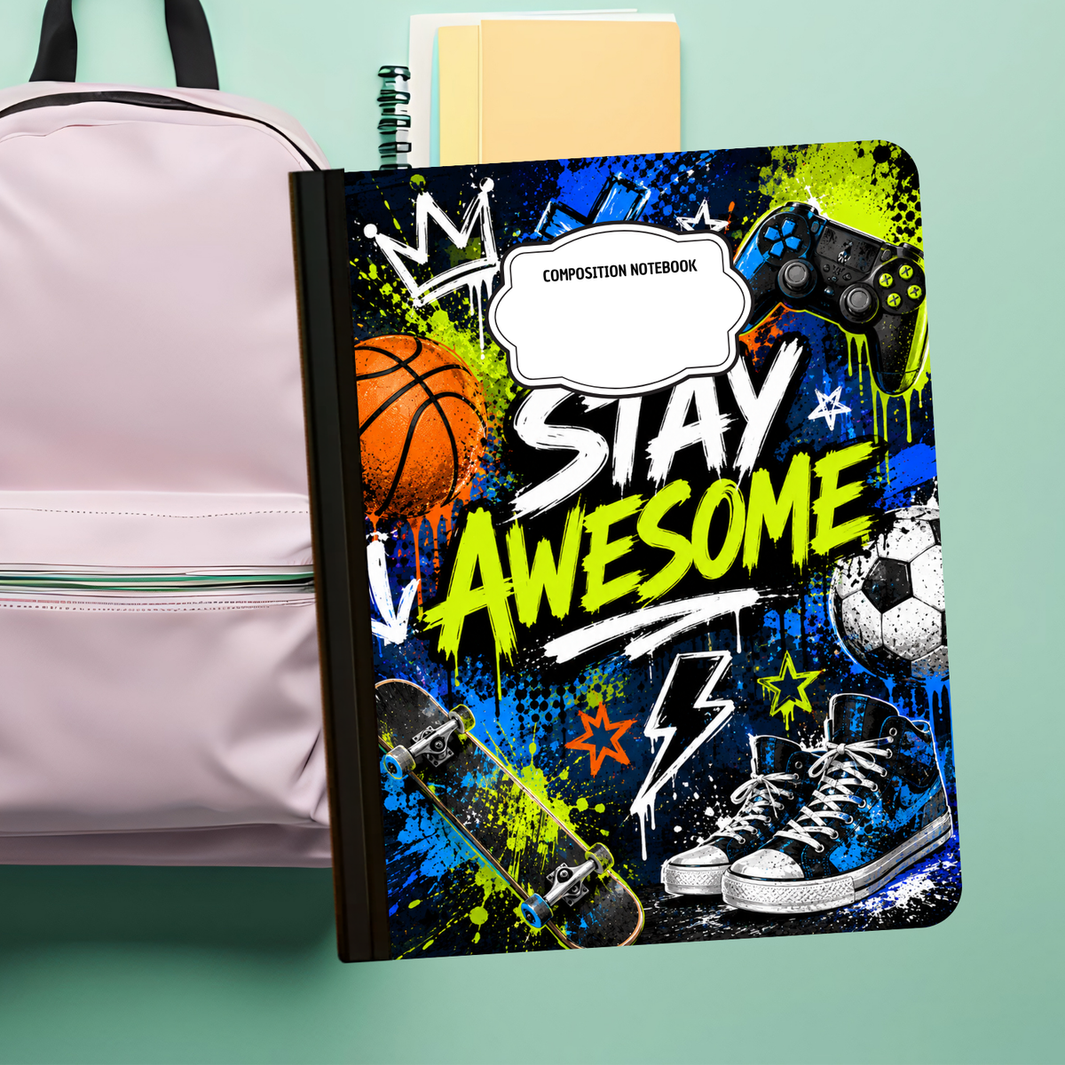 Composition Notebook - Stay Awesome