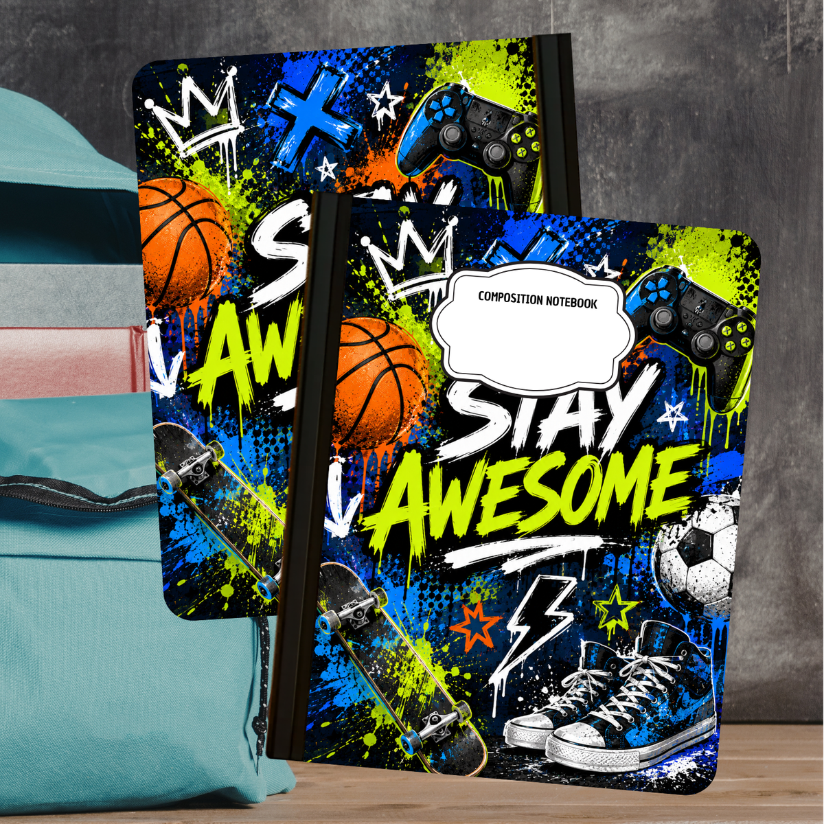 Composition Notebook - Stay Awesome