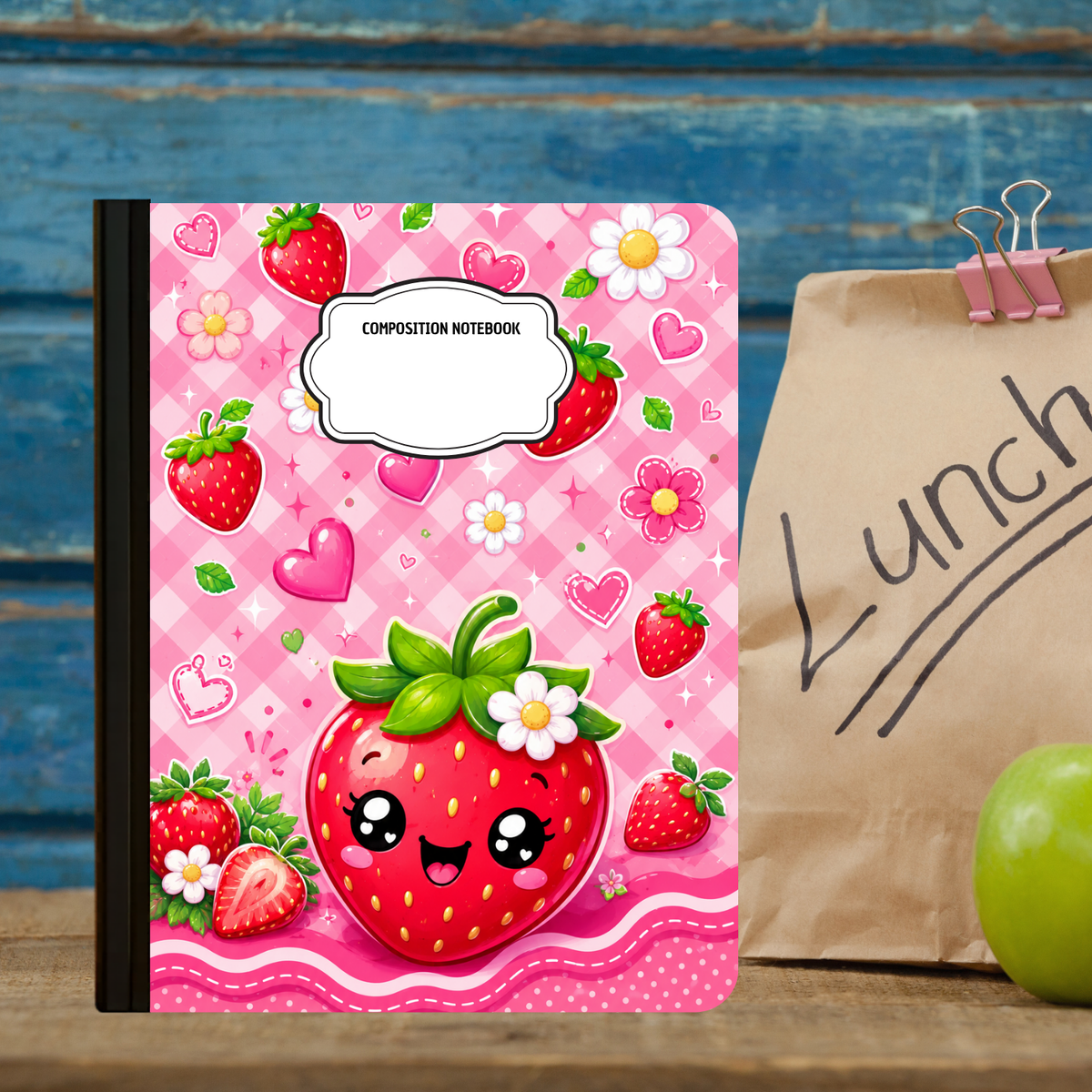 Composition Notebook - Strawberries