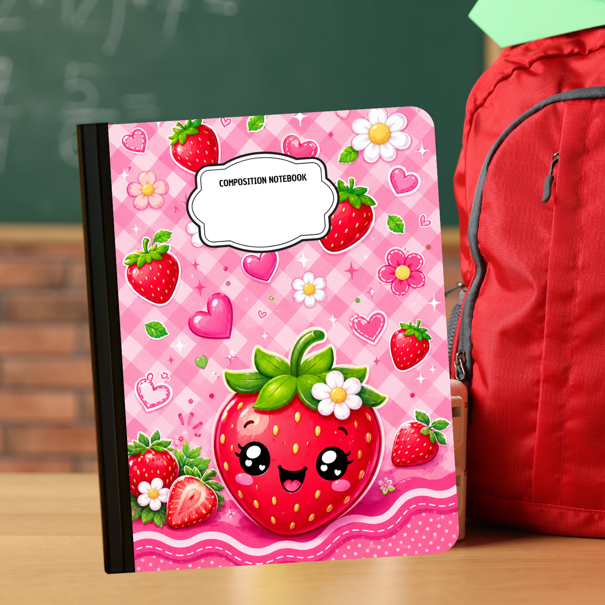 Composition Notebook - Strawberries