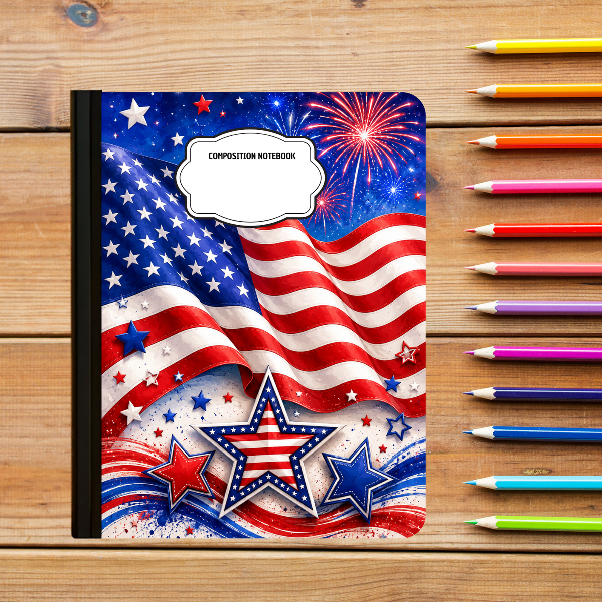 Composition Notebook - USA