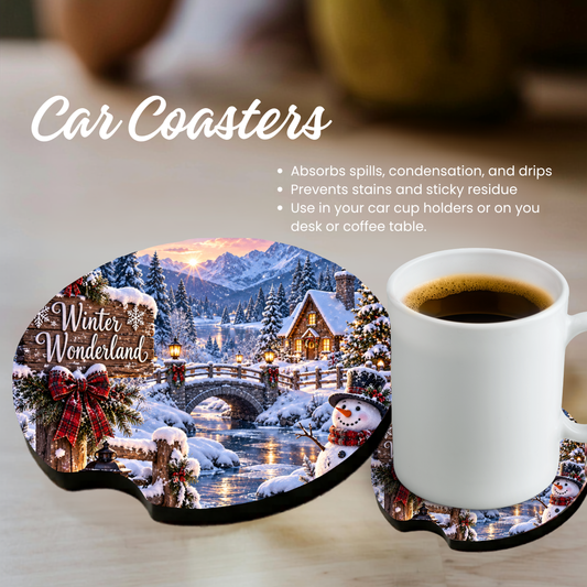 Car Coaster - Winter Wonderland